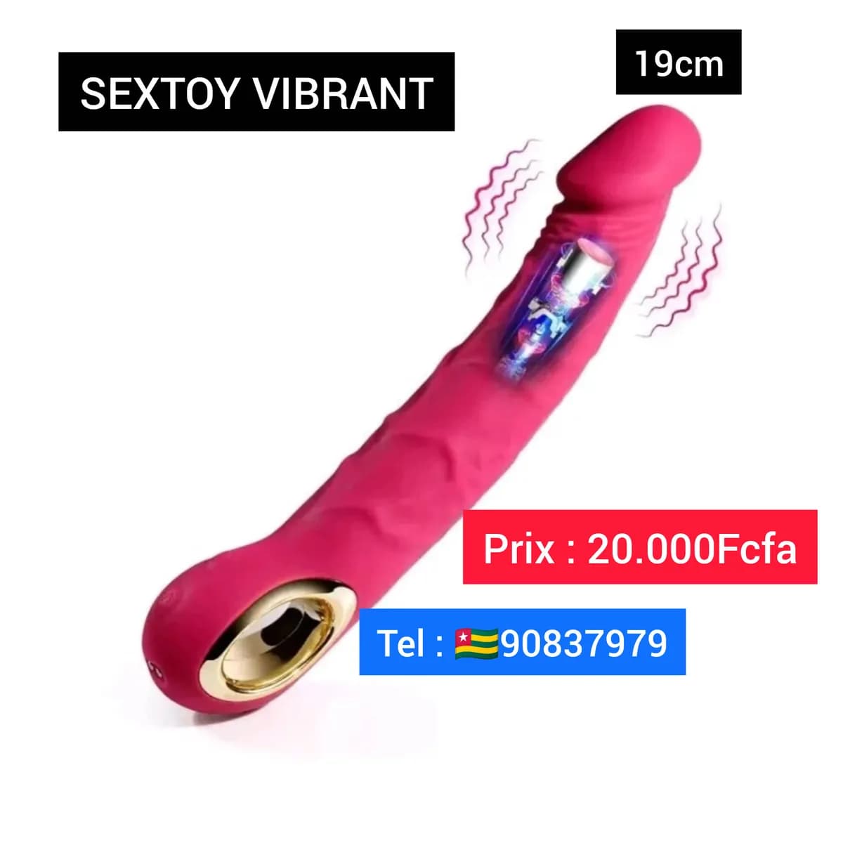 Sextoy vibrant 19cm 