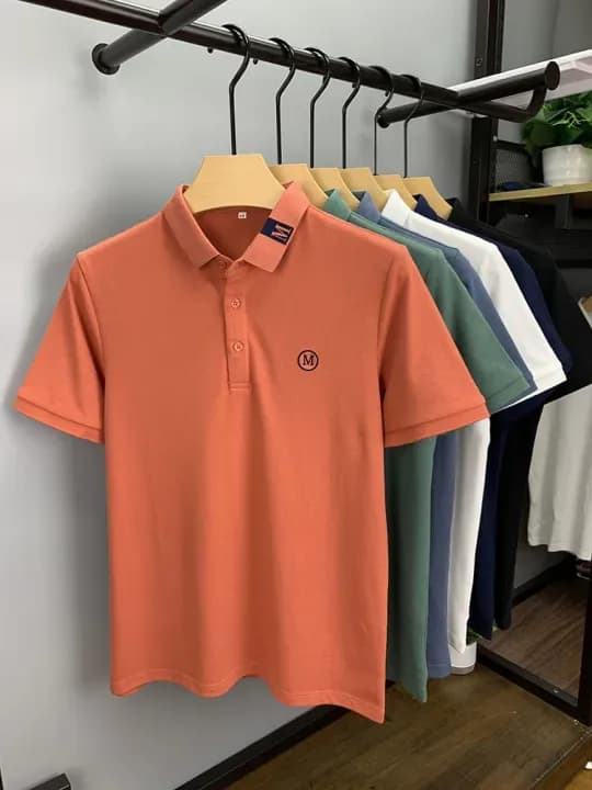 Polo brodé pour homme