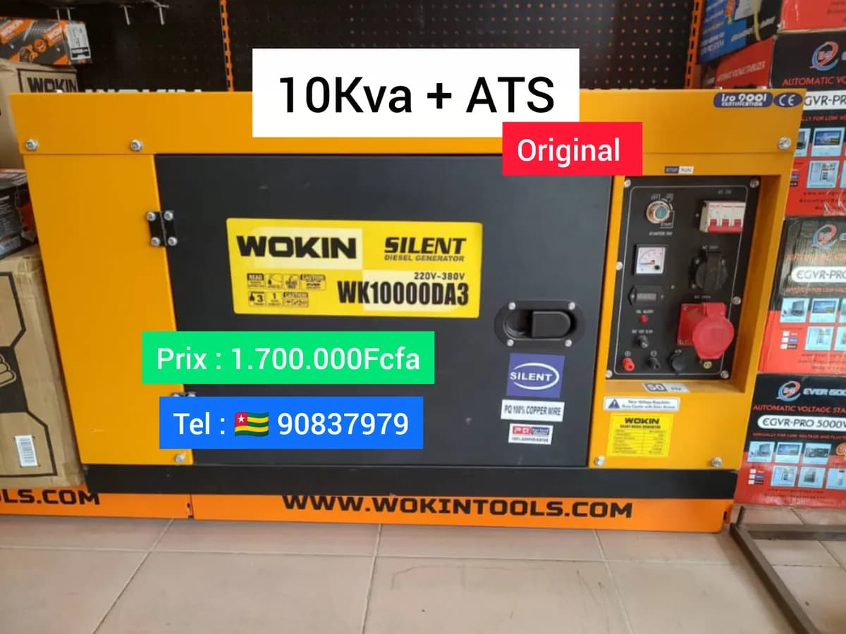 Groupe électrogène 10Kva original 