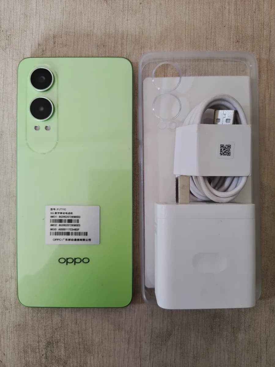 Oppo K12x X duos ram 8+4gb rom 256gb munit d'empreintes digitale et faciale avec une extension via sd