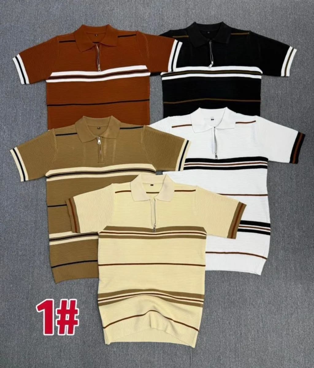 Polo Rayé Prestige en coton