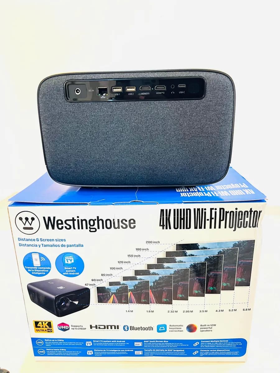Projecteur Westinghouse Cinéma Professionnel Ultra Haut de Gamme 4K UHD (200 Pouces) - 5