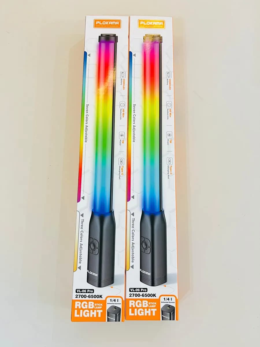 🌈 PLOKAMA VL-06 Pro — Le stick lumineux RGB qui change tout - 5