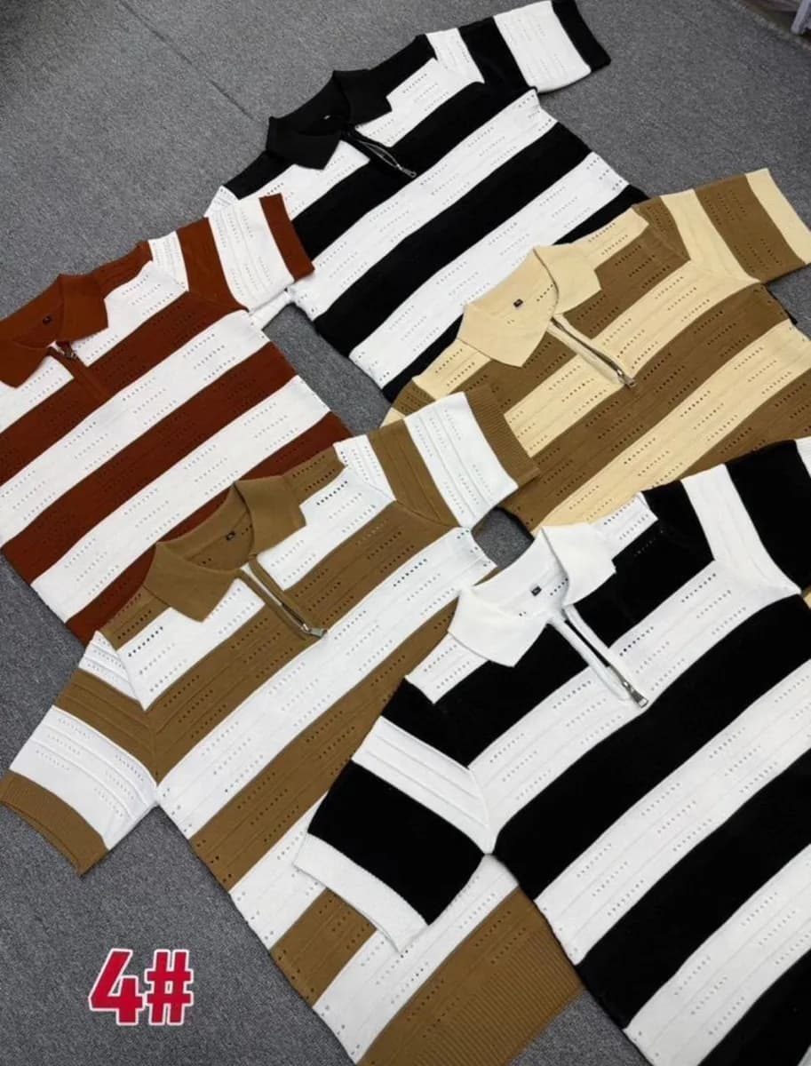 Polo Rayé Prestige en coton 2