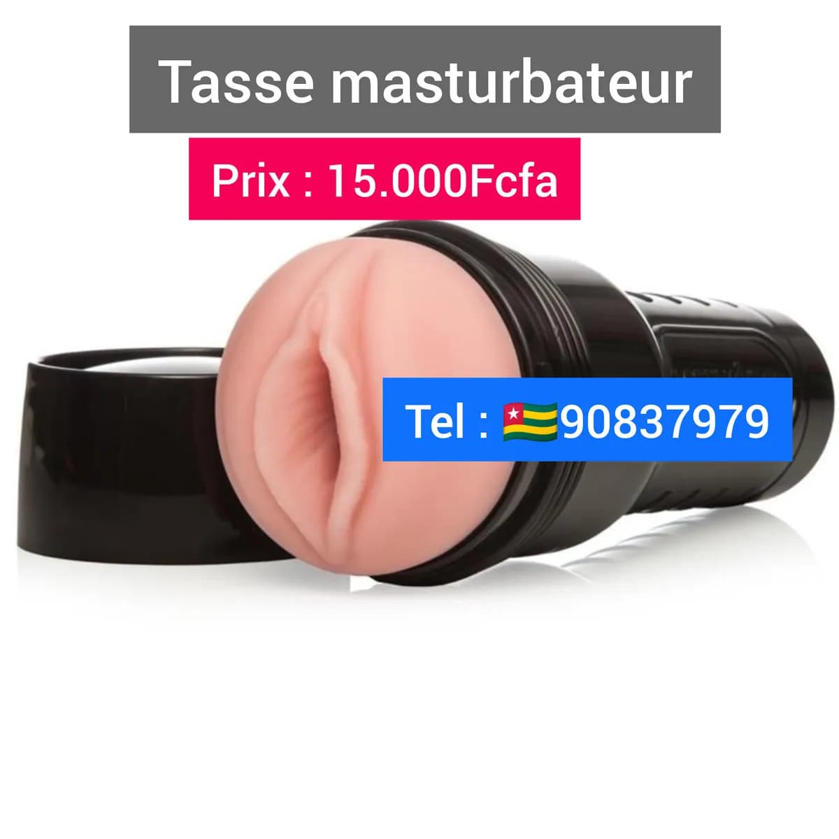 Tasse masturbateur vibrant 
