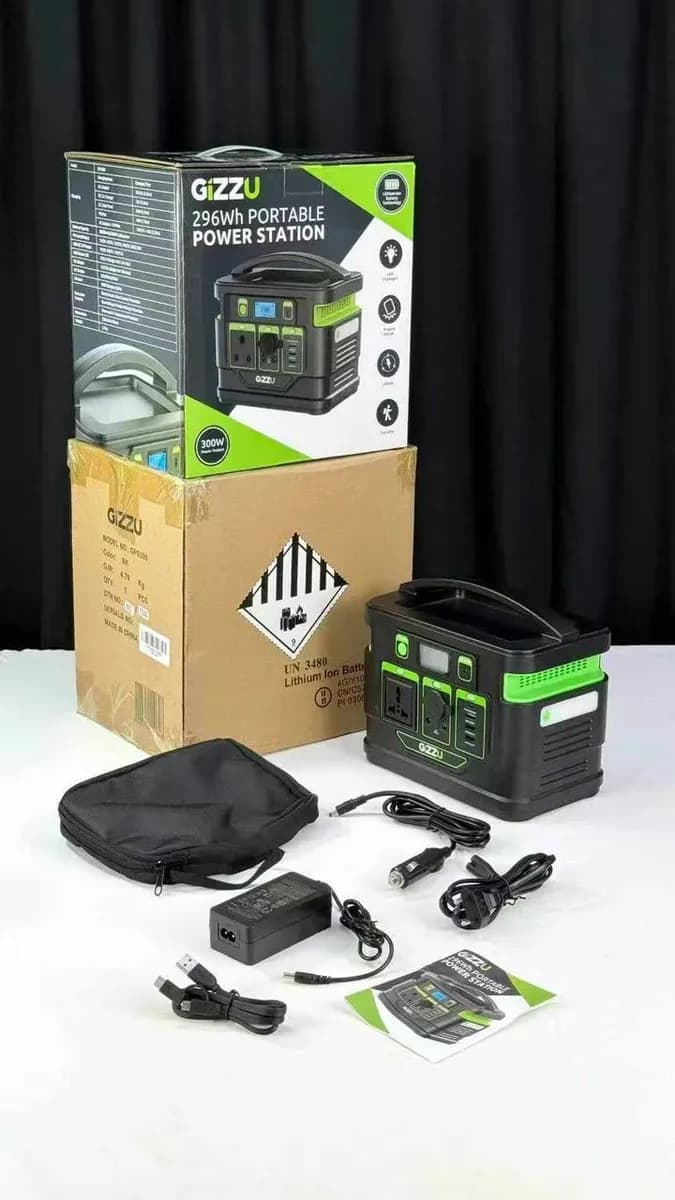 🔋 Power Station Gizzu 300W (296Wh)