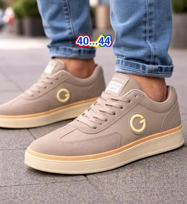 Sneakers Homme – Logo G | Semelle Beige 2