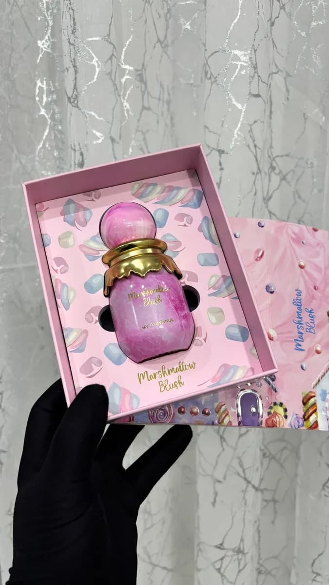Bonsoir, Des parfums *Marshmallow* de la marque MYTH AVENUE   Contenance 65ml  