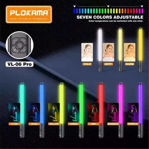 🌈 PLOKAMA VL-06 Pro — Le stick lumineux RGB qui change tout