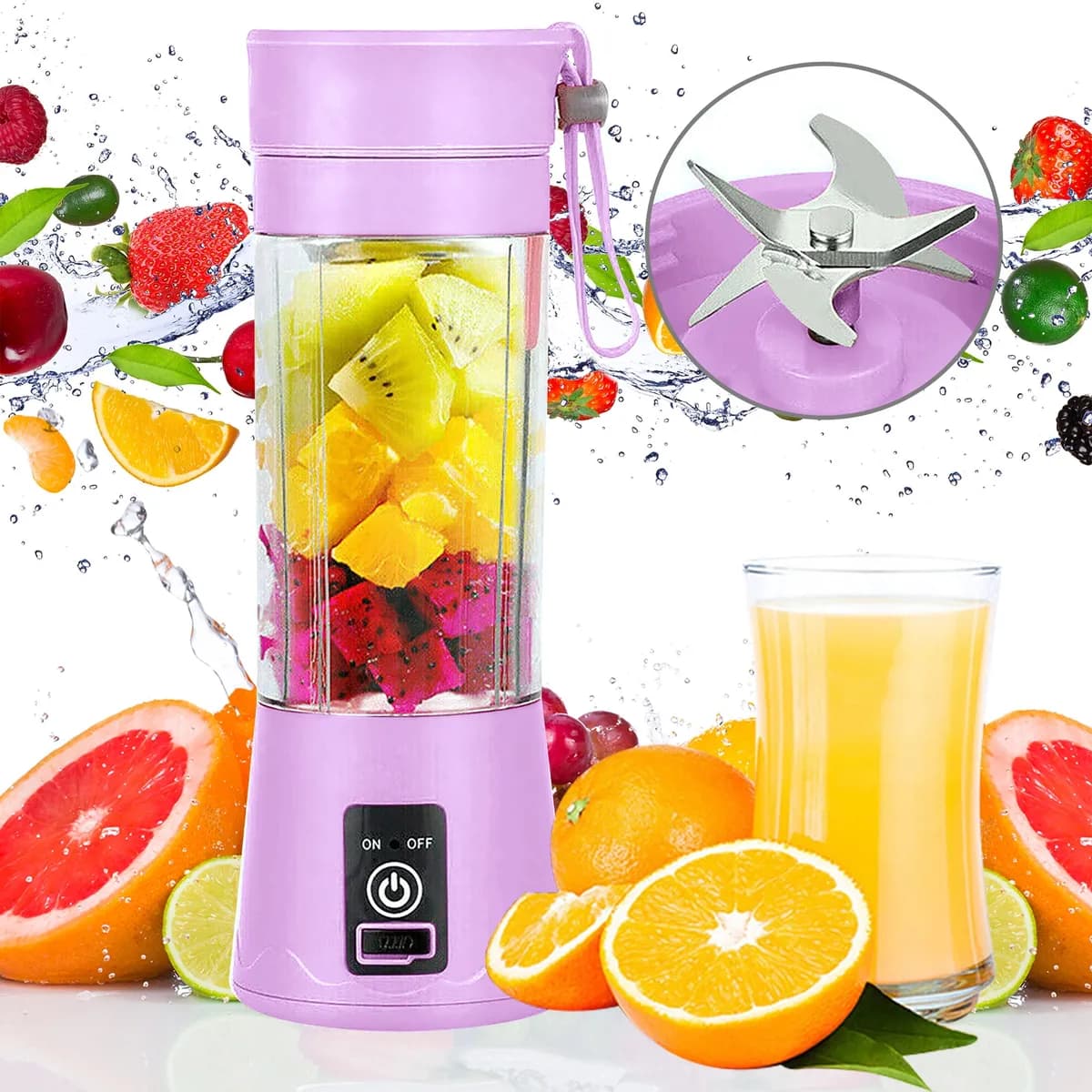 Blender portable pour smoothies et milkshakes