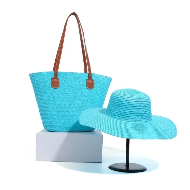 Complet sac et chapeau pour plage  3