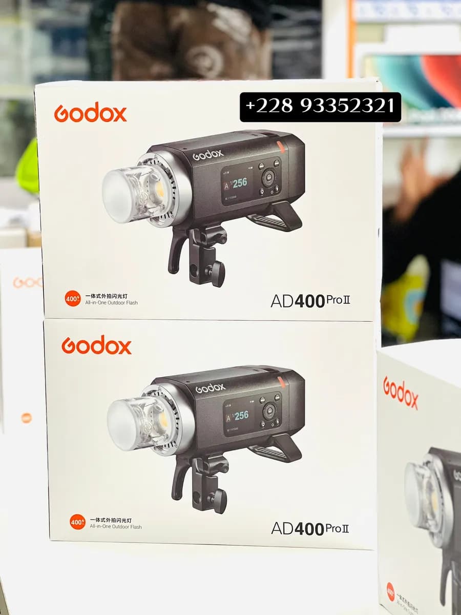 📸 Godox AD400 Pro II 🏆 Flash All-in-One Professionnel - 4